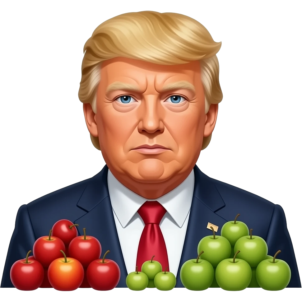 trump red market emoji