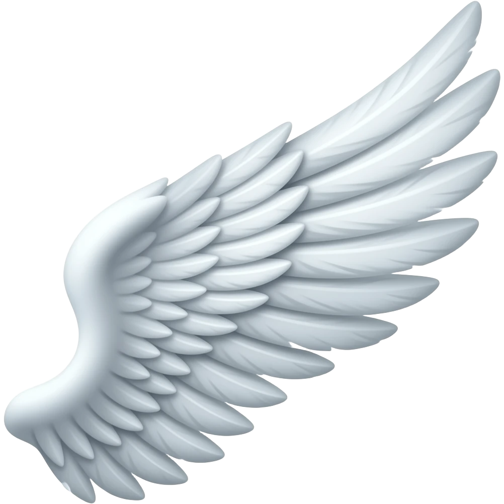 Aile droite d’ange emoji