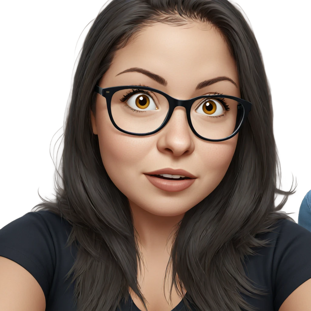 realistic portrait of a girl emoji