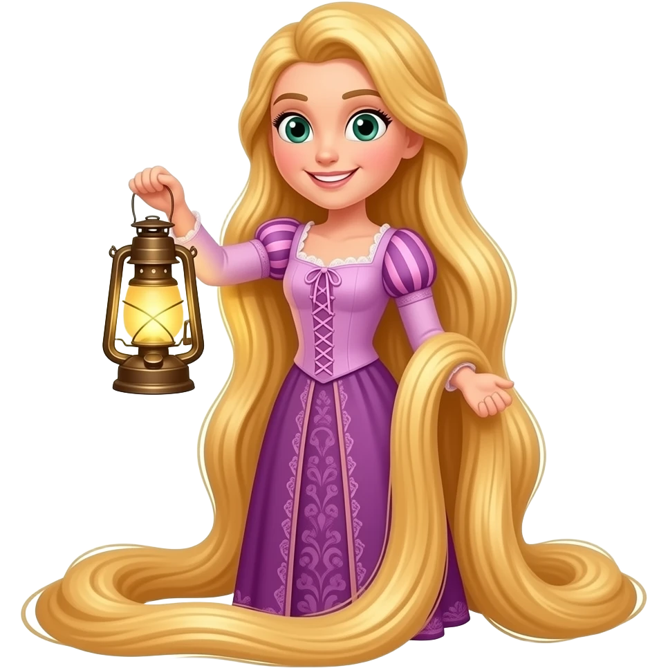 Lampion rapunzel emoji