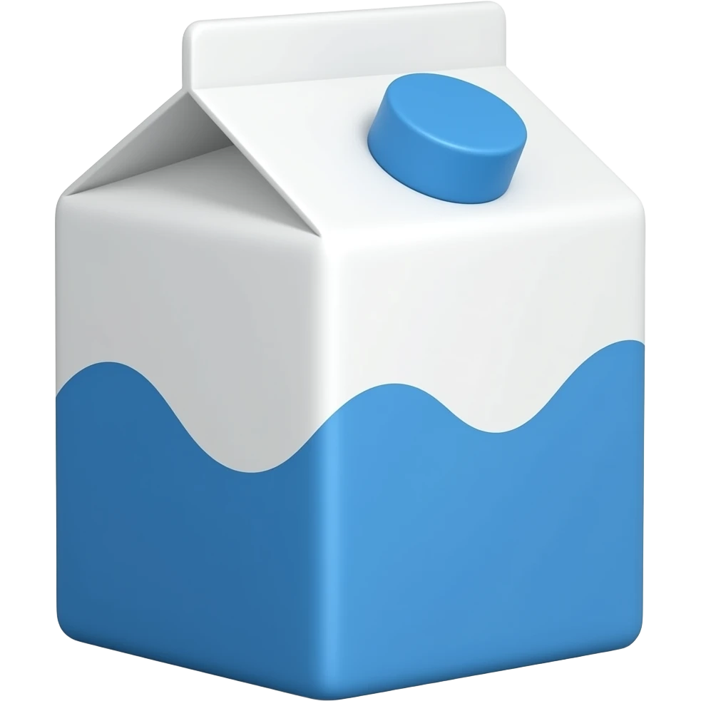 علبه لبن emoji