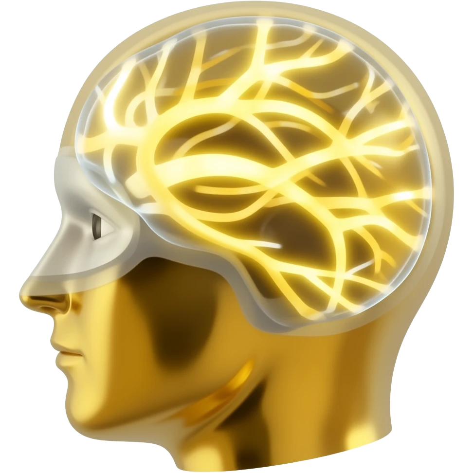 gold receiving-sensory-signals-glowing-neural-connections,-artistic-concept-of-perception,-futuristic,-soft-glow,-clean-aesthetic emoji