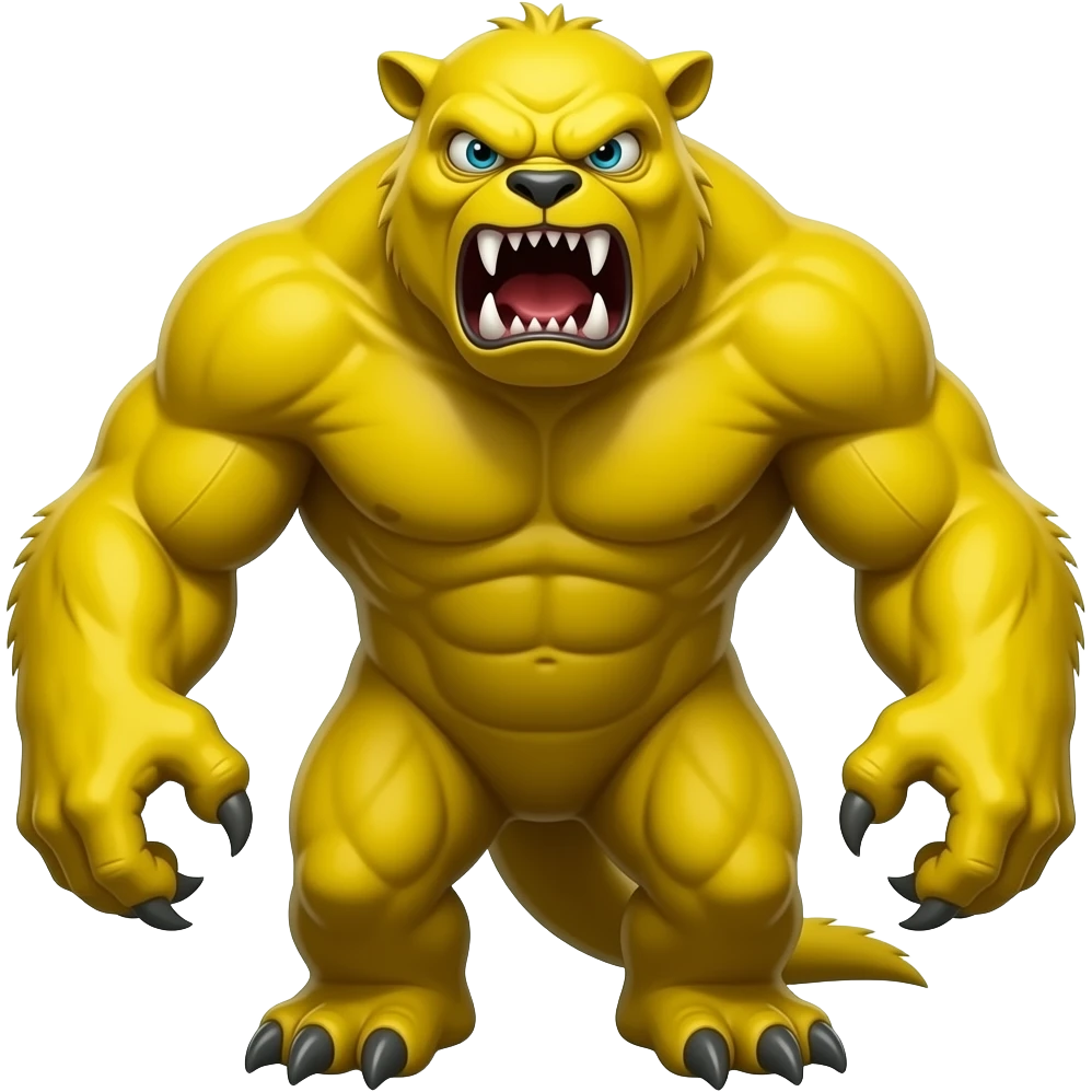 HAZME UNA BESTIA GIGANTE AMARILLA I ATERRADORA emoji