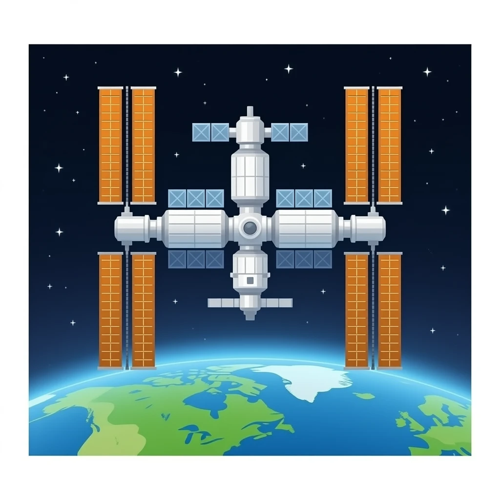 international space station vehicle emoji