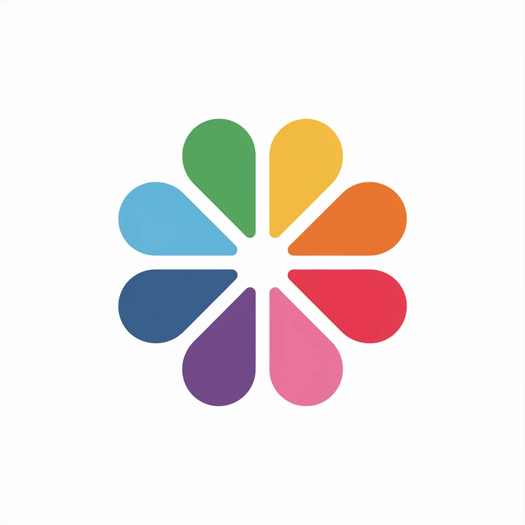 make a colorful logo of "Ideogram V2a" emoji