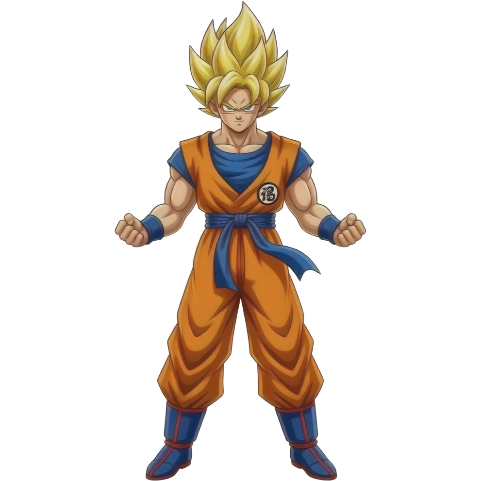 Goku doing kamehameha emoji