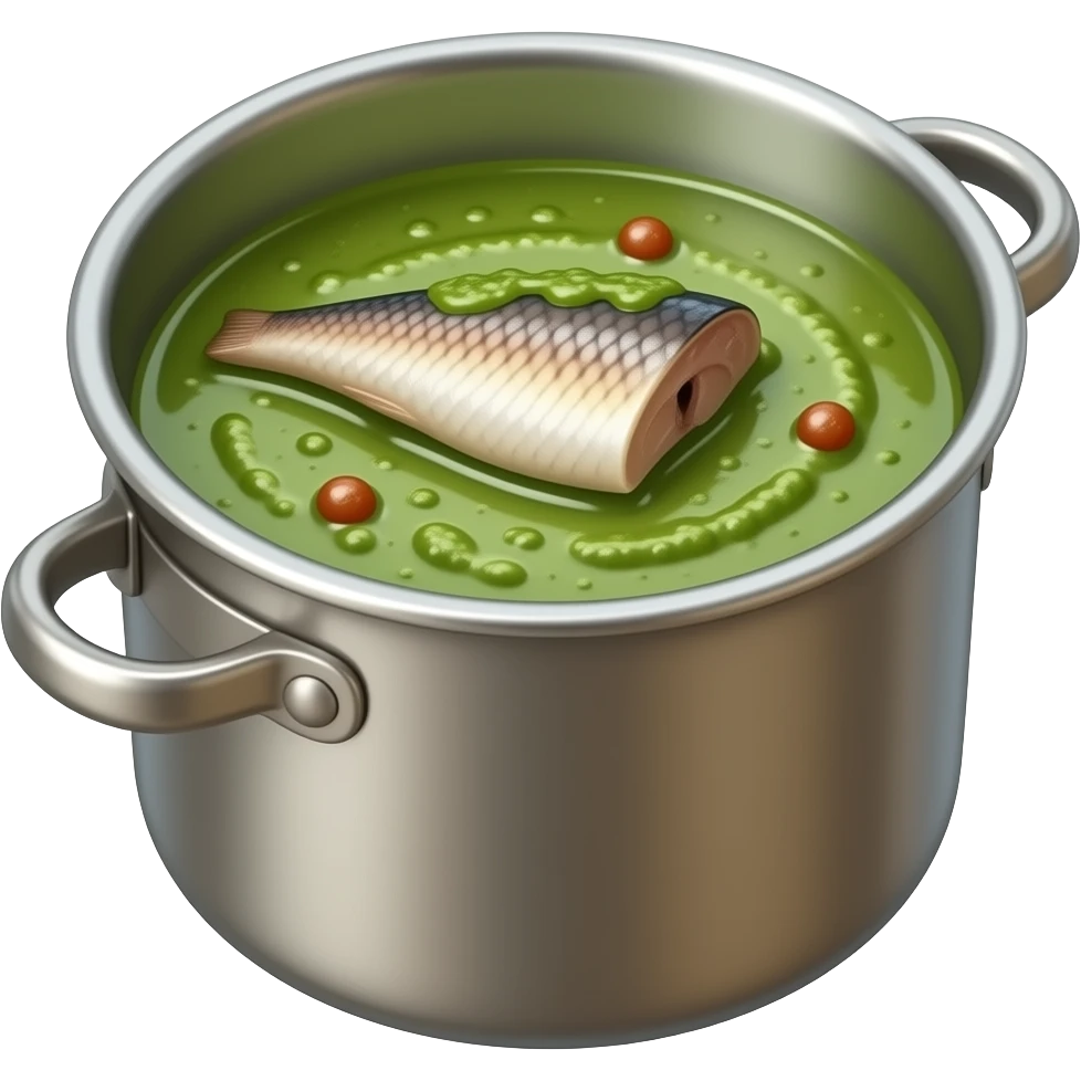 FOTOREALISTICO, PADELLA DI SUGO DI SALSA VERDE CON BOTTARGA DI MUGGINE emoji