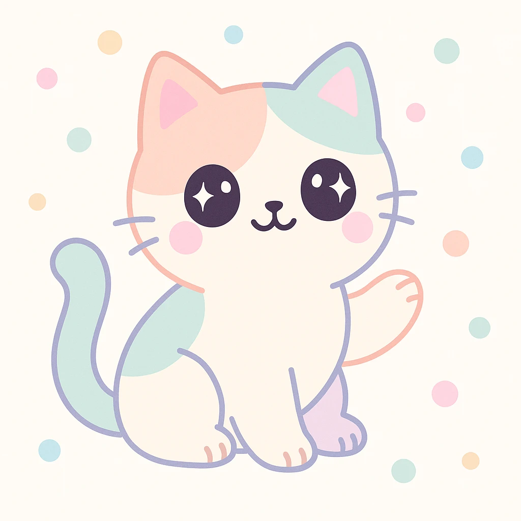 playful and cute cat emoji