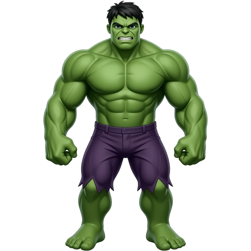 Hulk full body emoji