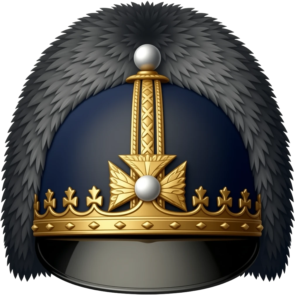 CREA UN EMOJI DE SOMBRERO DE LA GUARDIA REAL DE REINO UNIDO emoji