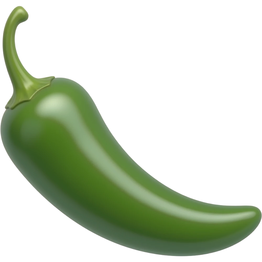 green chili emoji