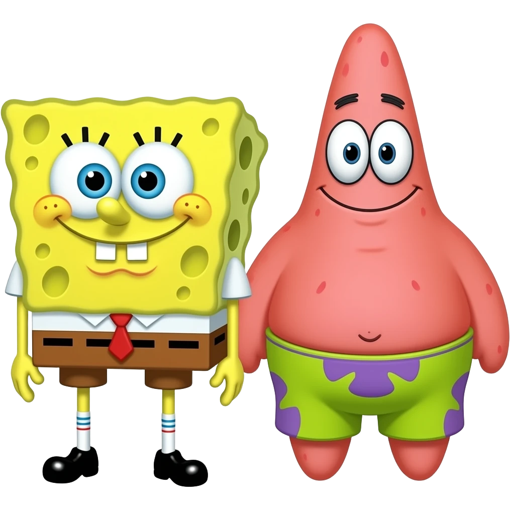 Bob esponja Patrick para imprimir emoji