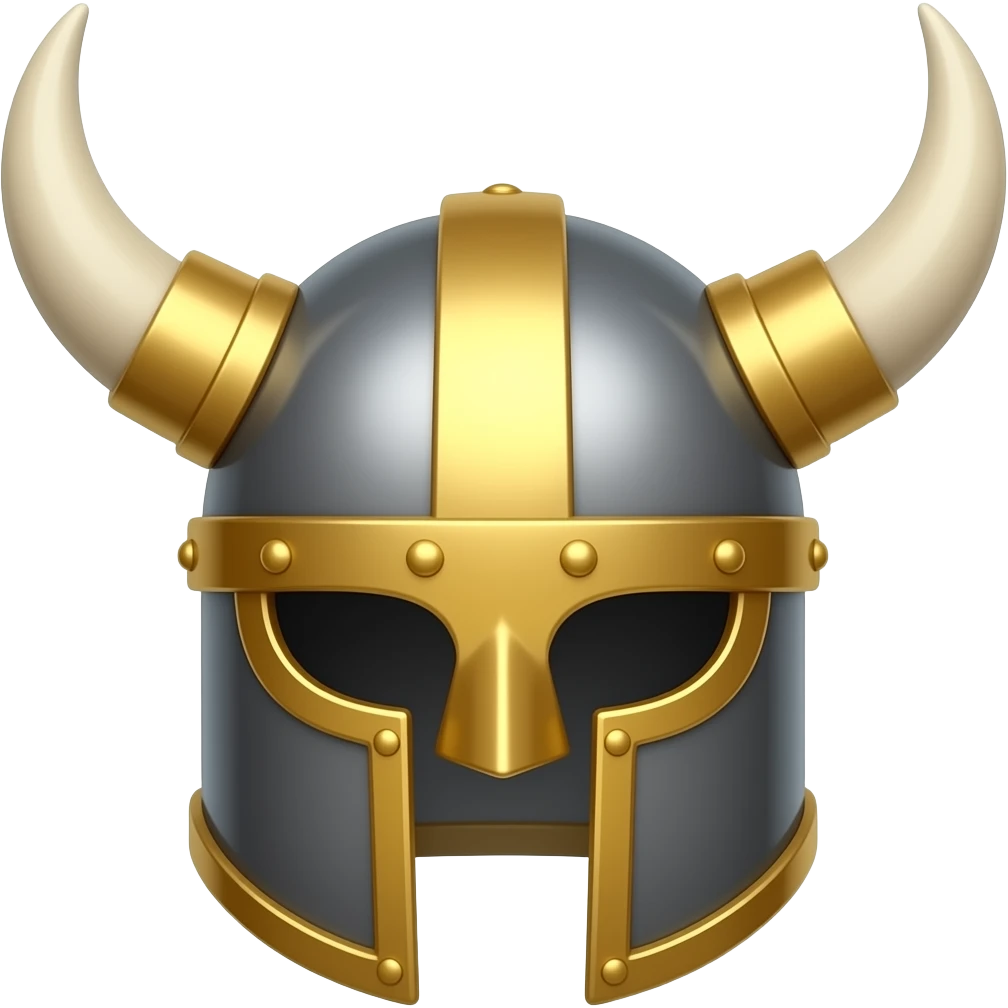 Viking helmet emoji