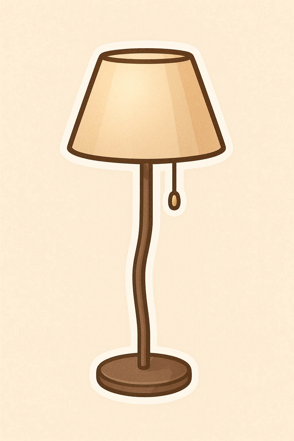 一盏简洁的落地灯 emoji