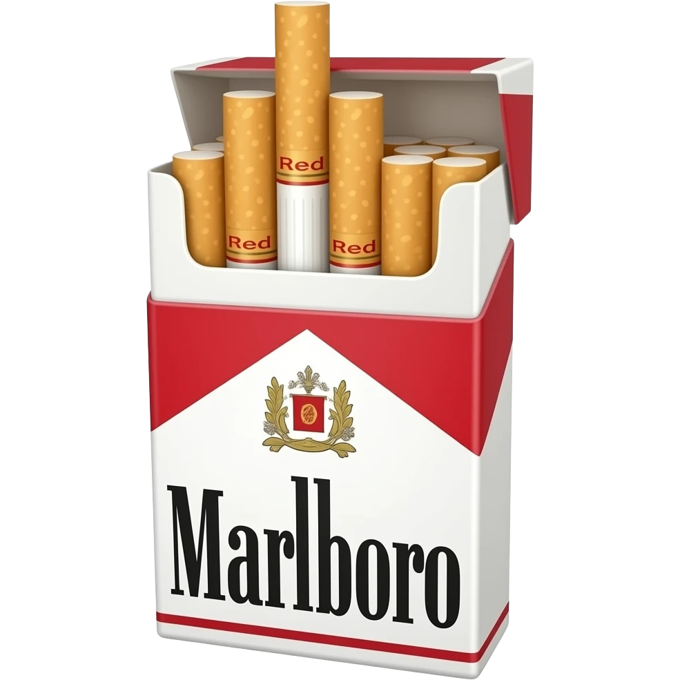 marlboro red in box emoji