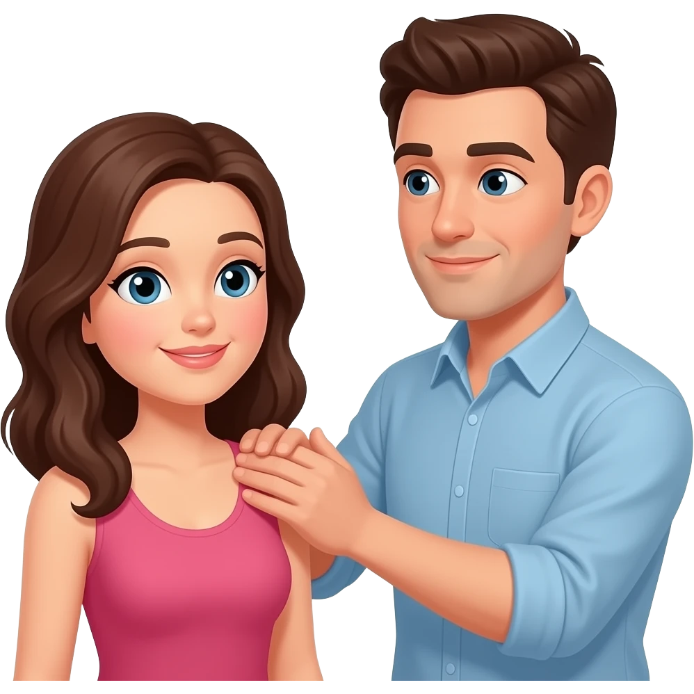 Man spanking woman emoji