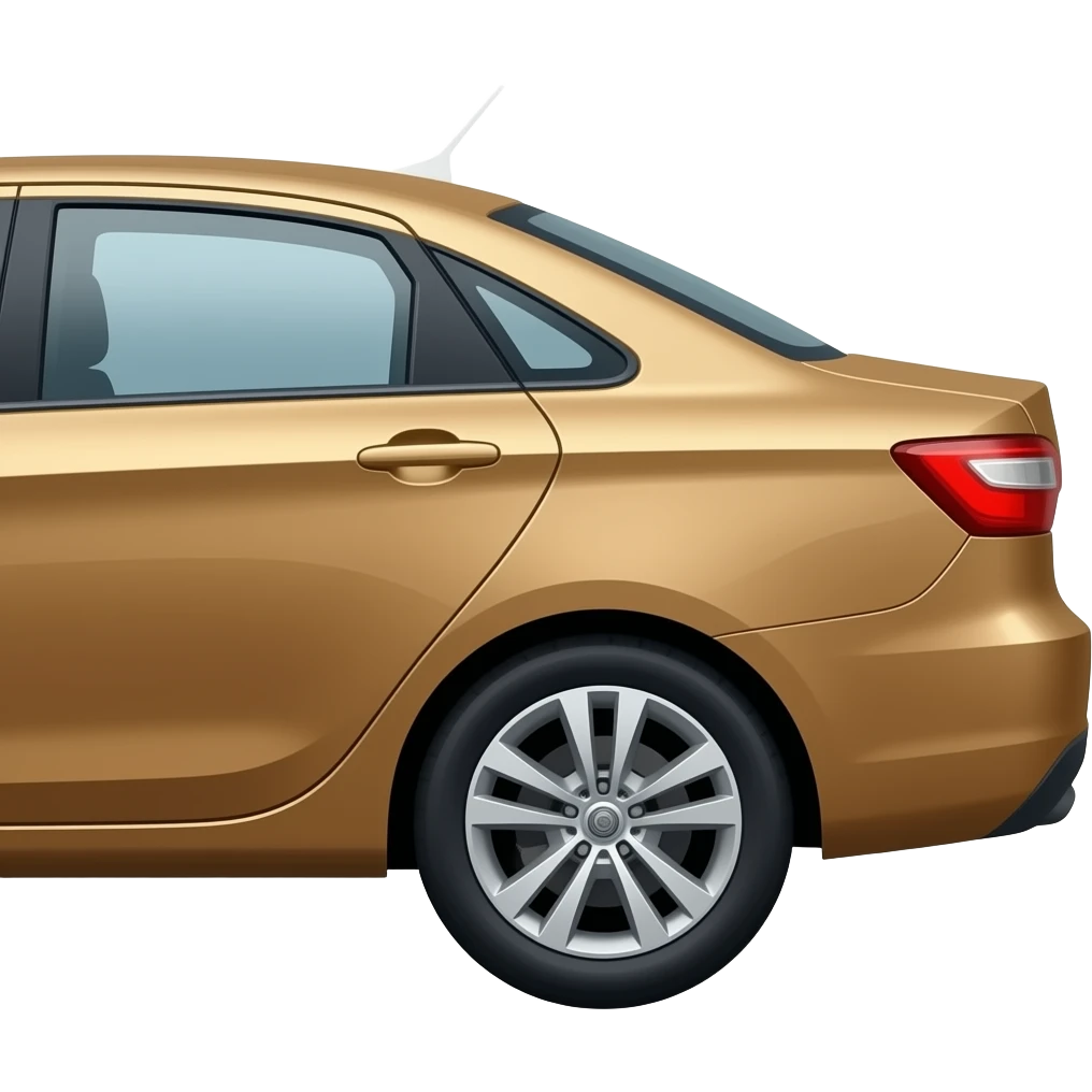 create emojis in the form of LADA VESTA cars diagonal side view emoji
