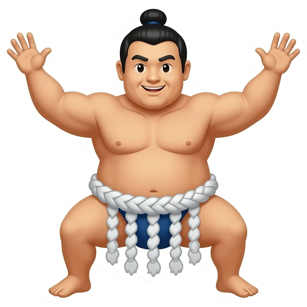 sumo stiker emoji