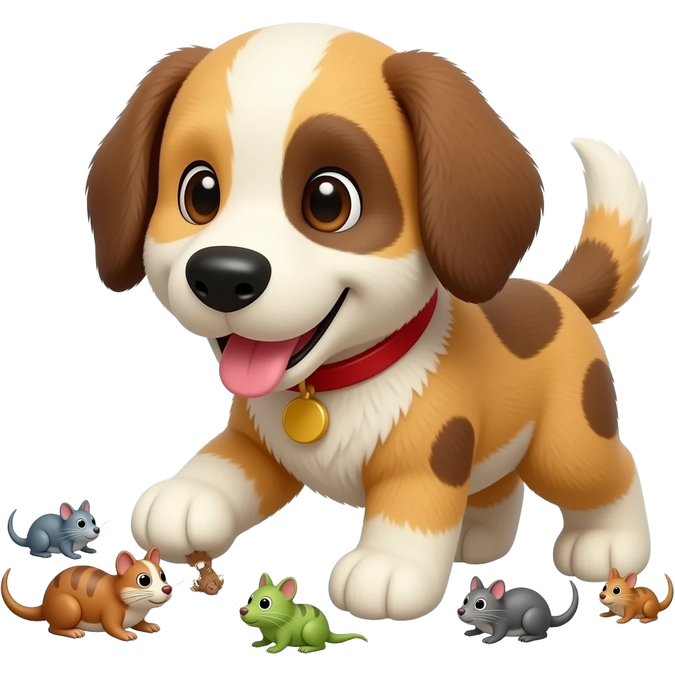 DogDay Plush.  Poppy DogDay. Smiling CrittersPlaytime emoji
