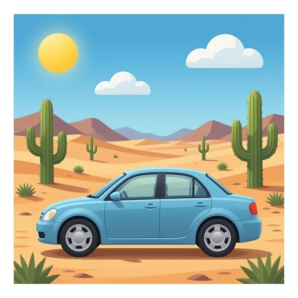 desert car dabbab emoji