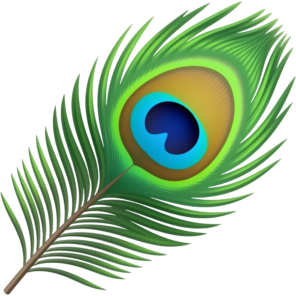 I want this peacock feather emoji emoji