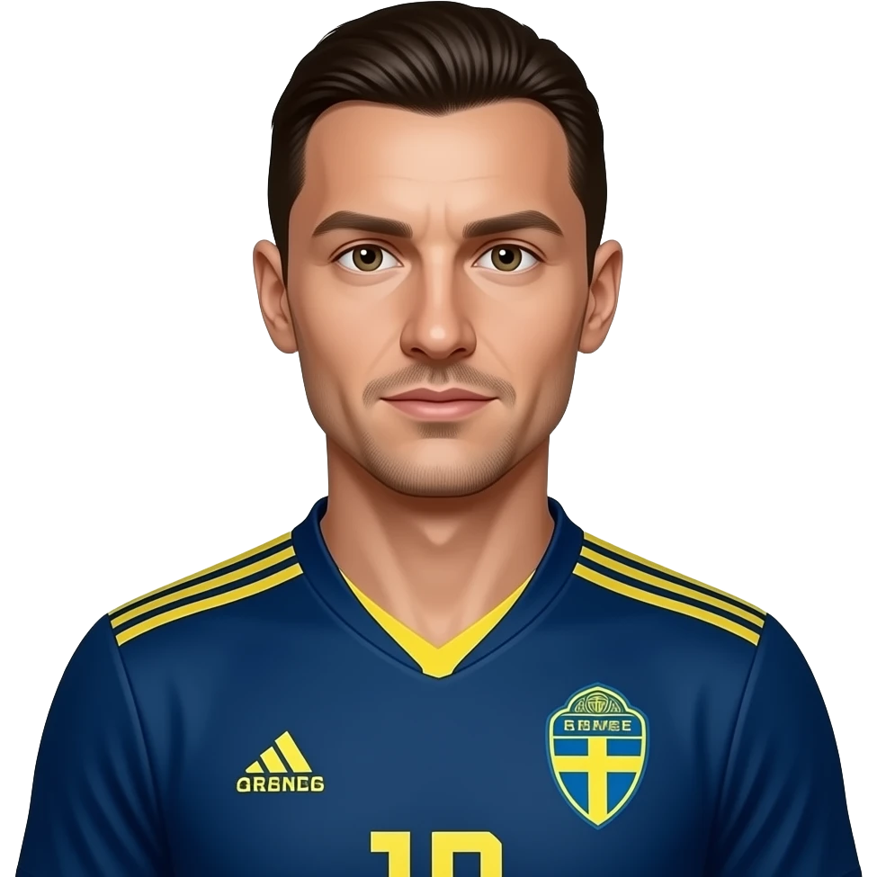 Zlatan Ibrahimovic in Sweden Jersey emoji