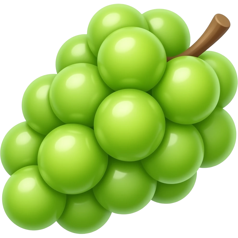 toy green grapes emoji