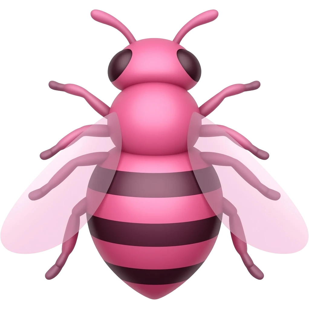 pink spelling bee emoji