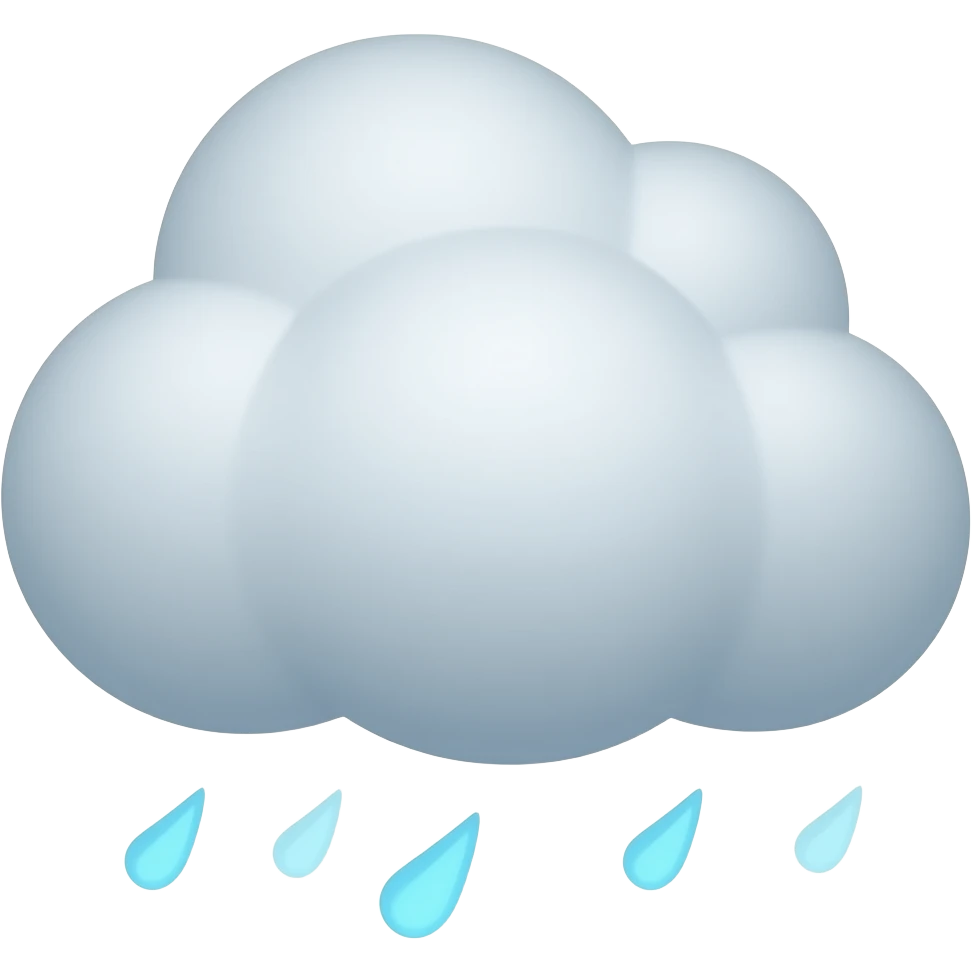 rain cloud emoji