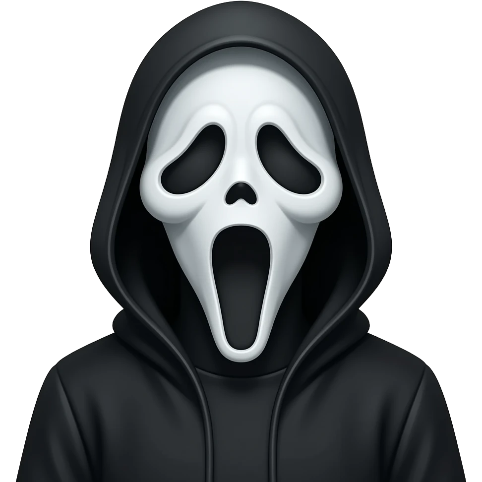 Slenderman com pele branca emoji