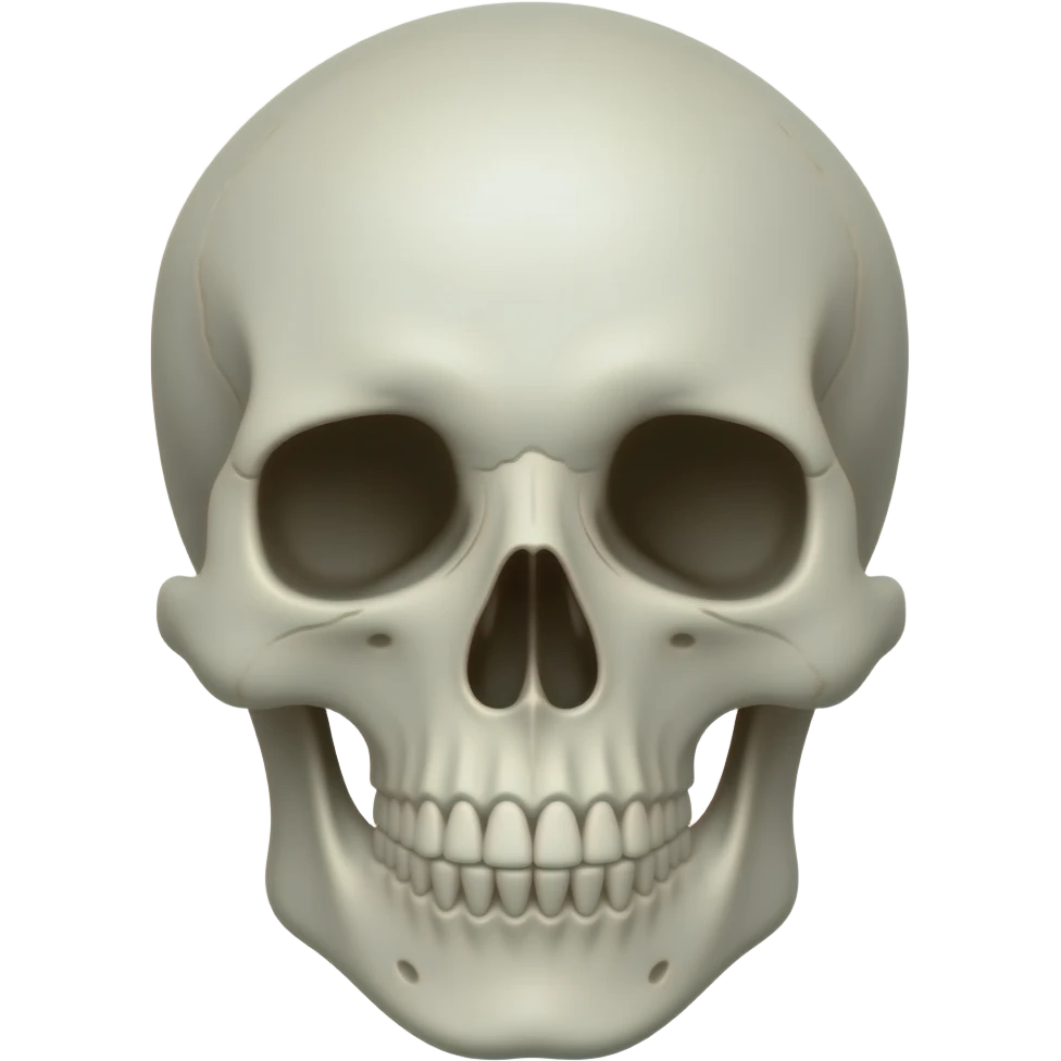 skull face emoji