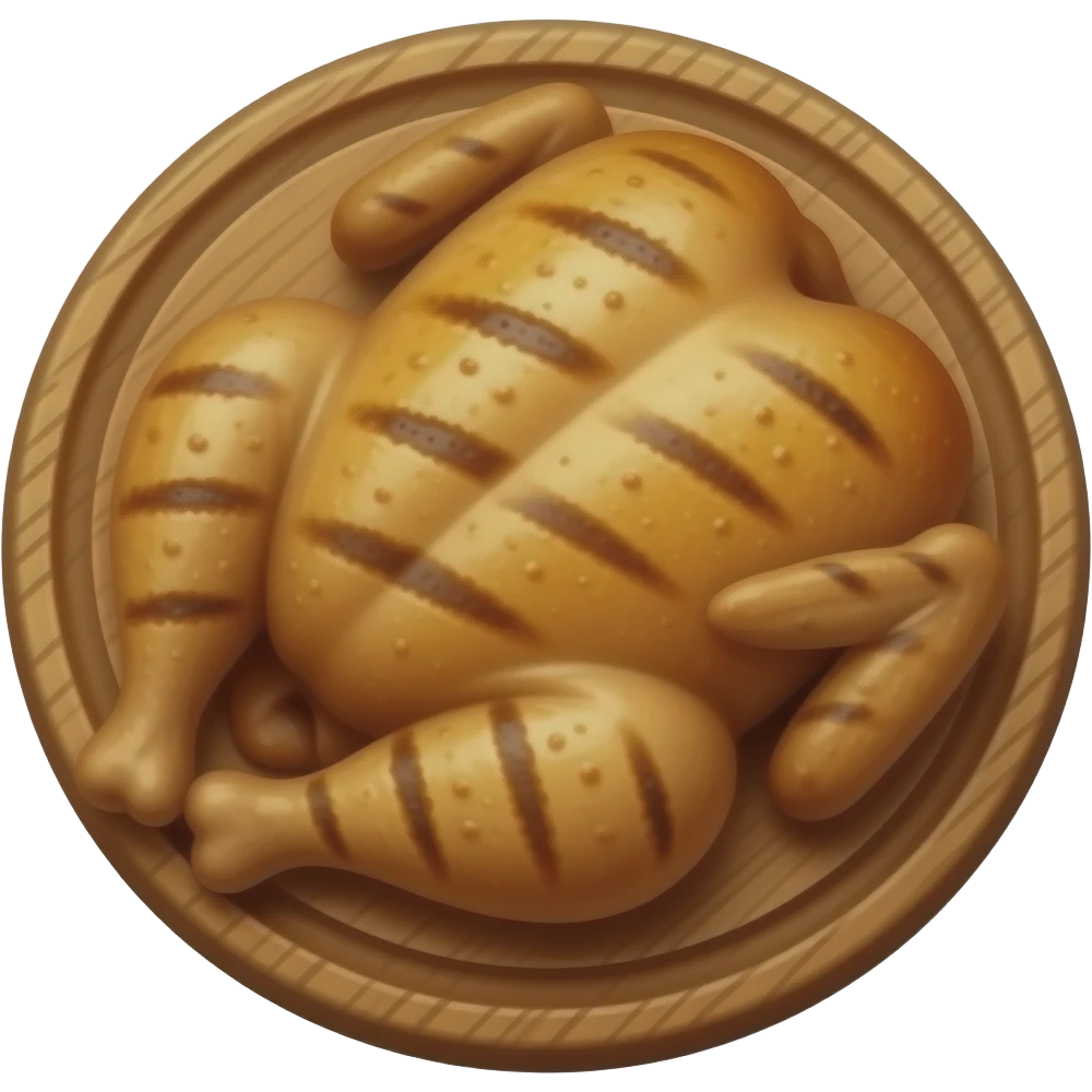 Grilled chicken emoji