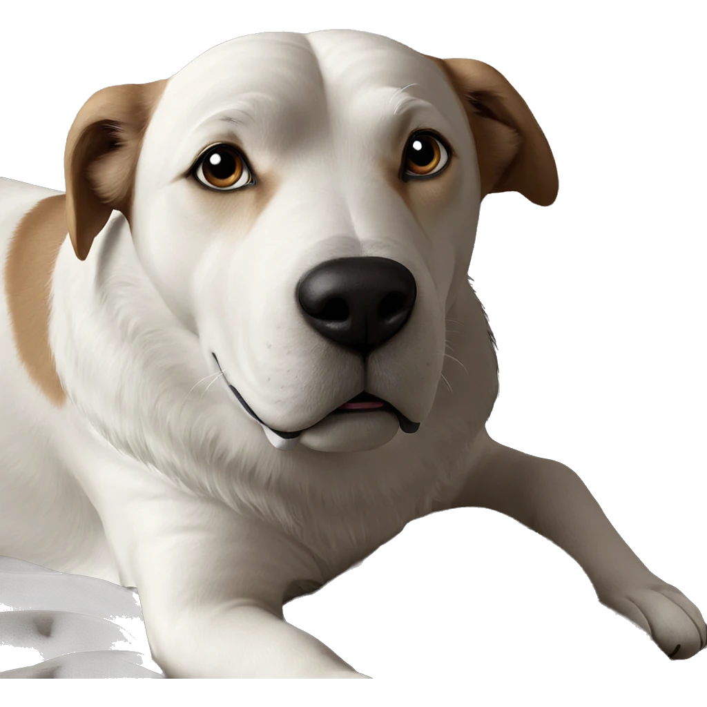 realistic dog portrait display emoji