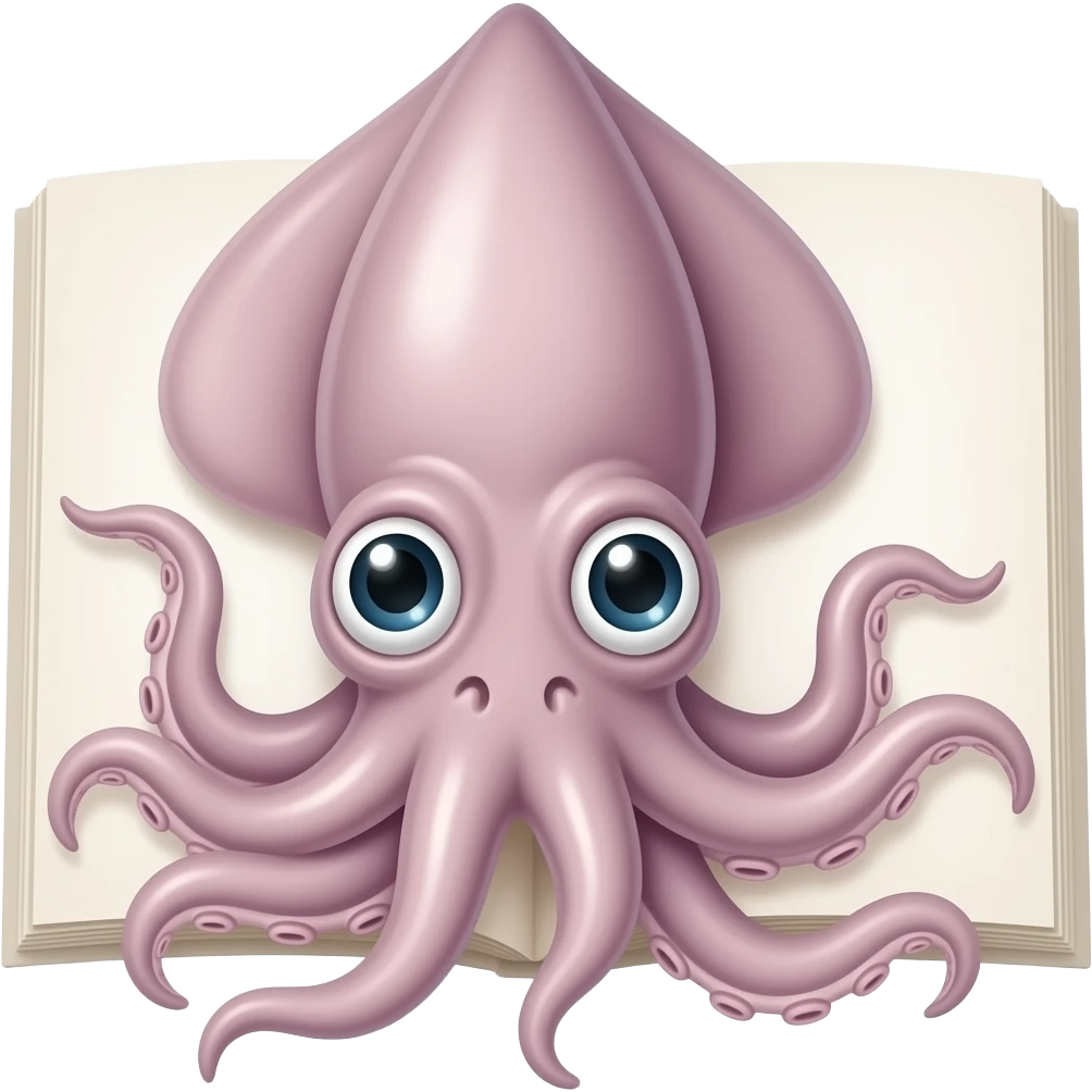 Book about squids emoji