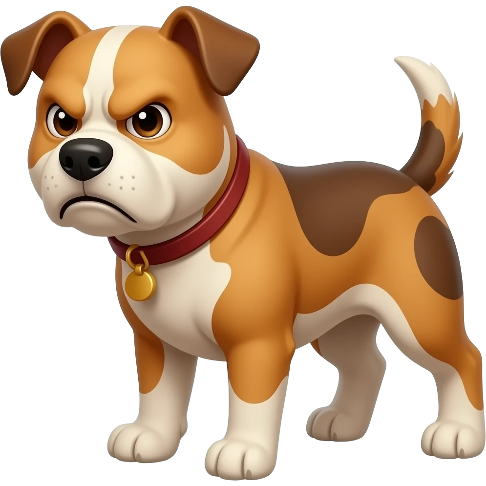 cachorro bravo emoji