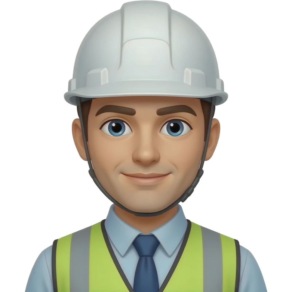 Ingeniera con casco blanco emoji