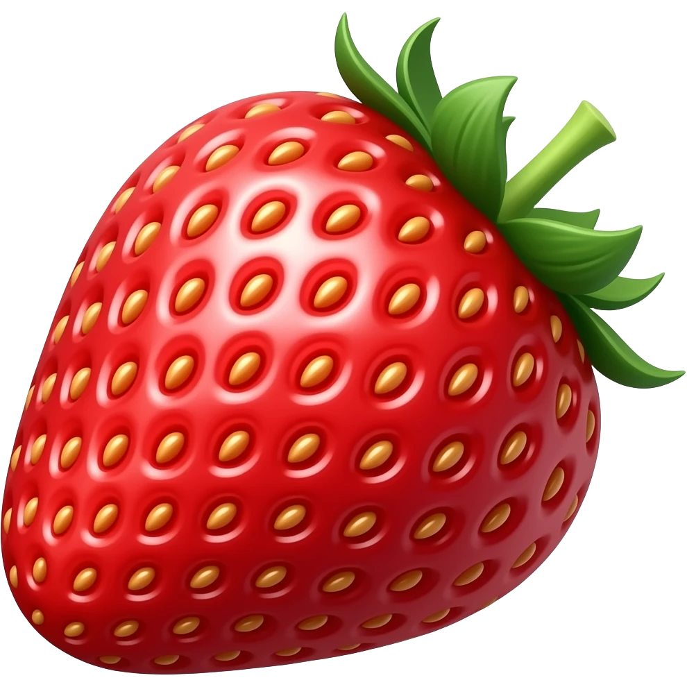 Elegante de fresa emoji