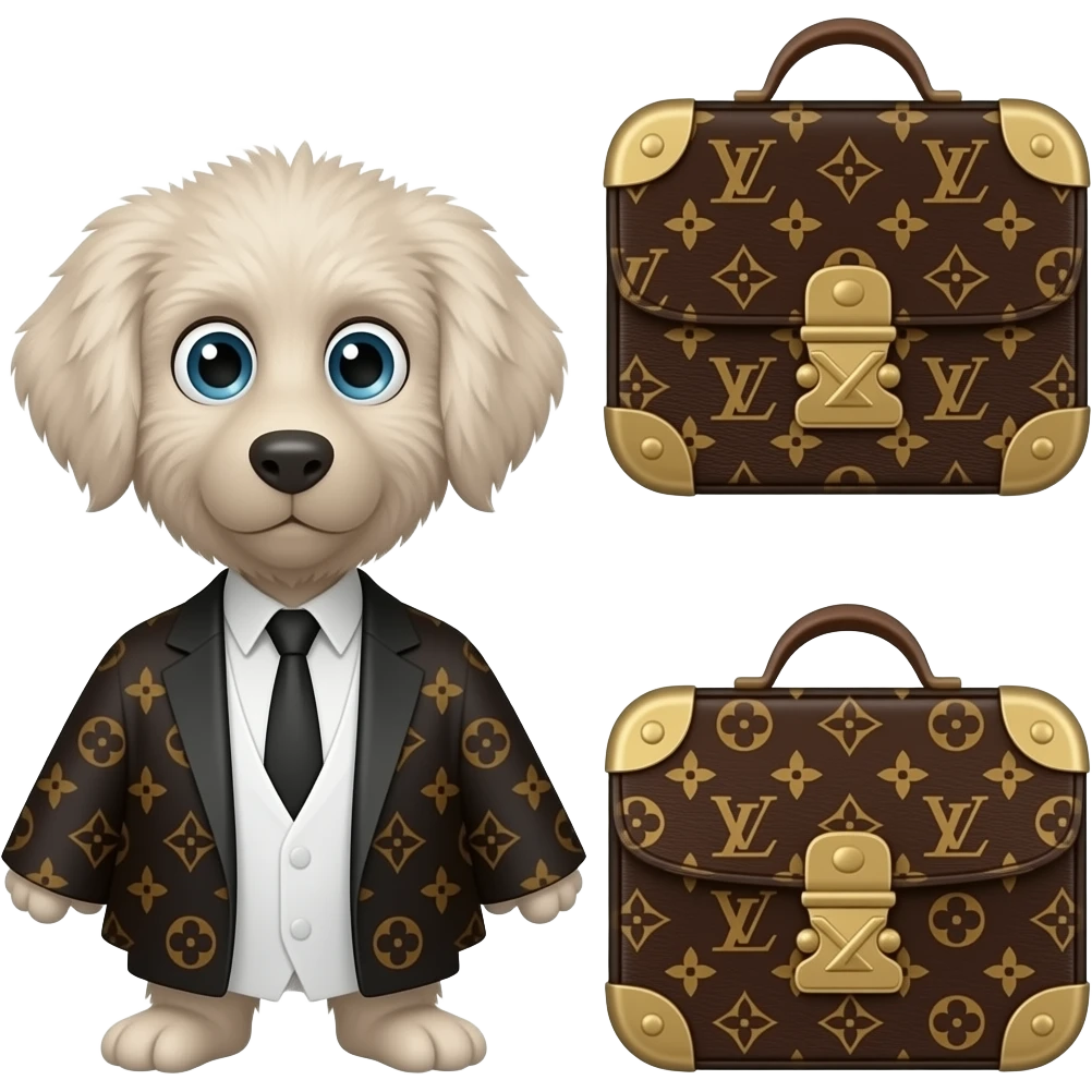 lv monogram iphone emoji