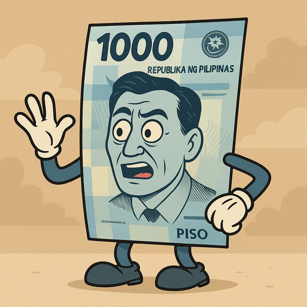 Philippines 1,000 peso bill emoji