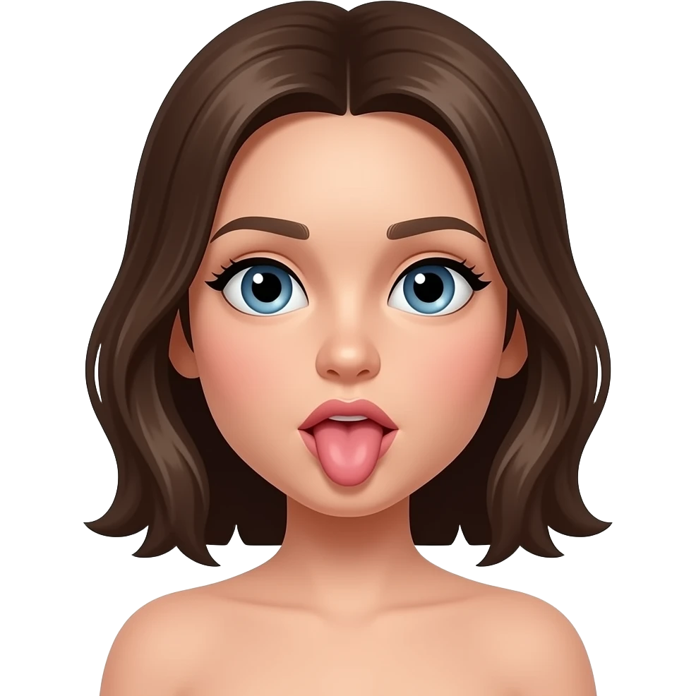 girl deep throat naked emoji