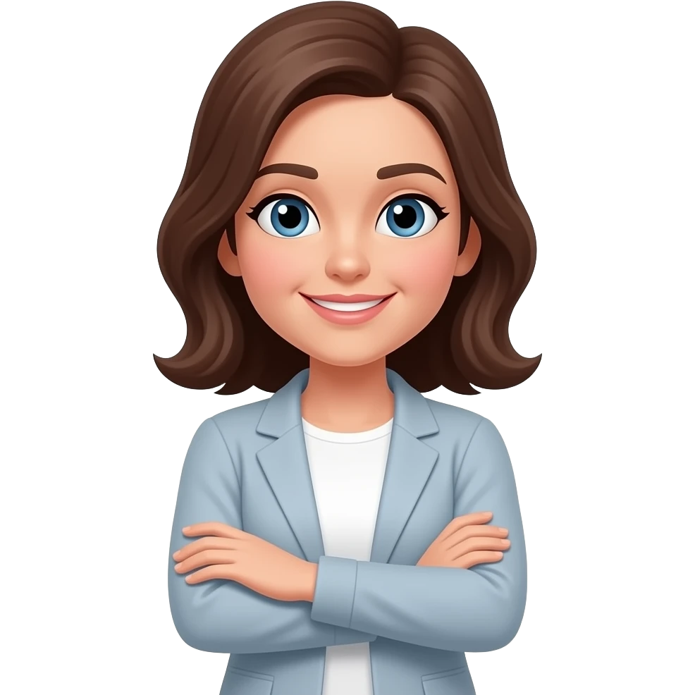 Women with arms crossed emoji