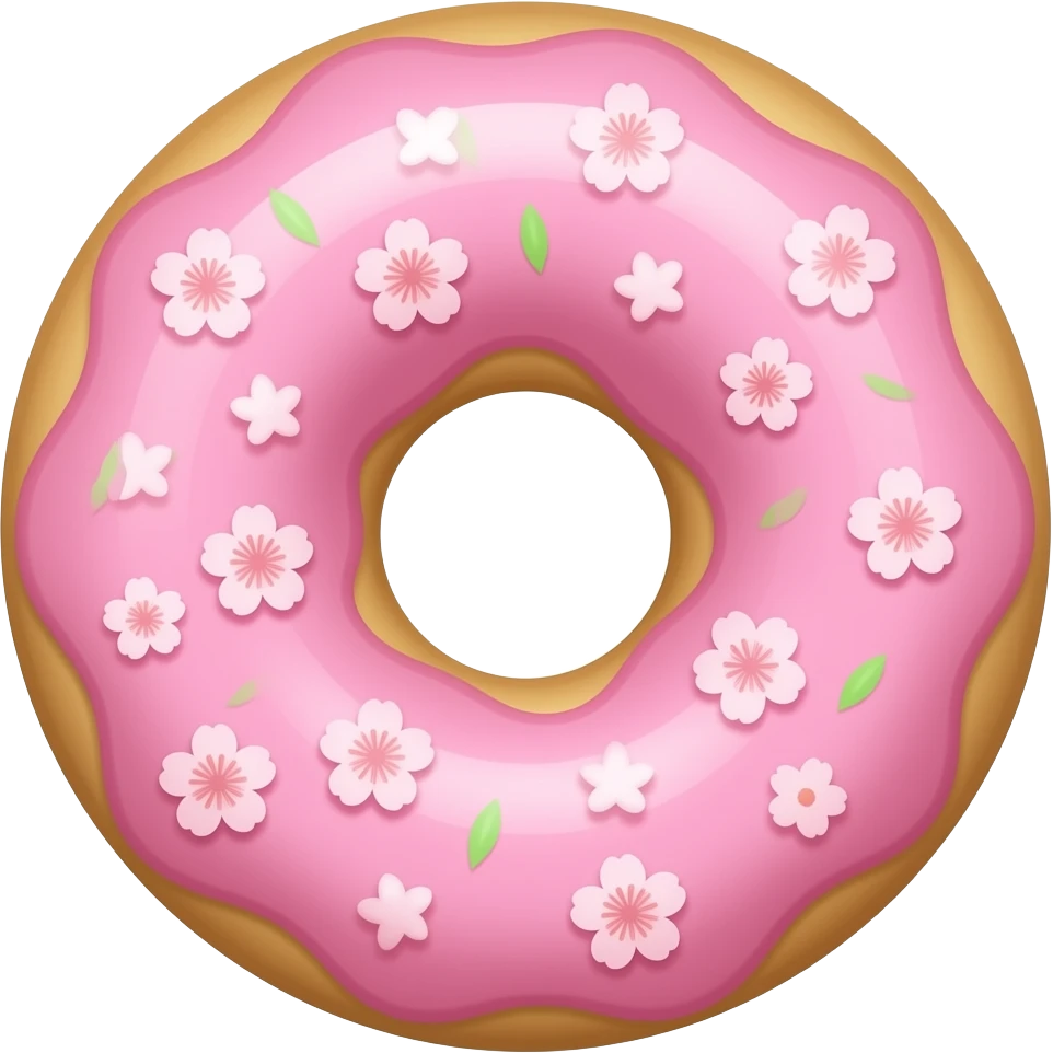Sakura donut emoji