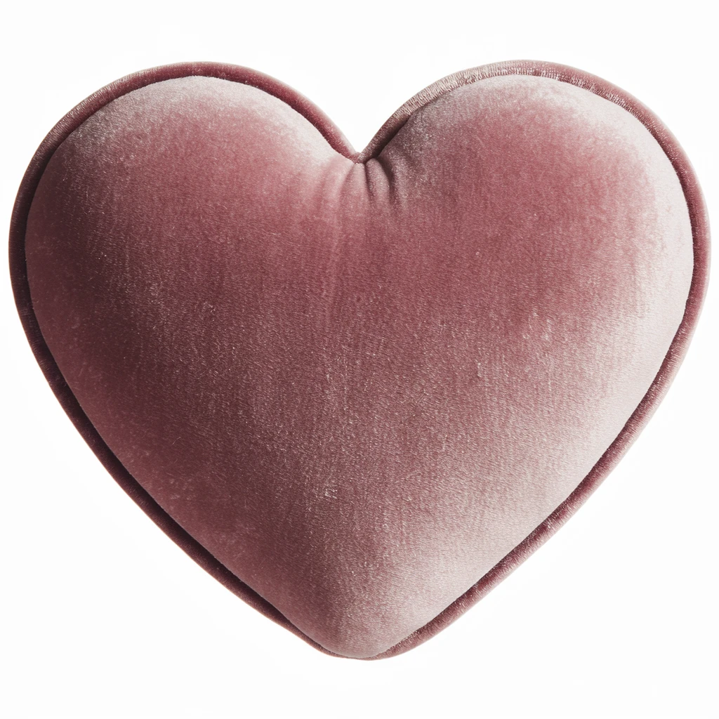 heart with a velvet matte finish emoji