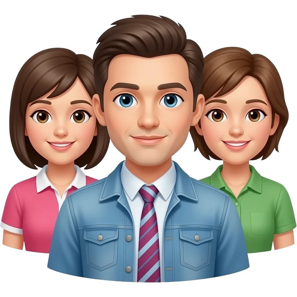 👥 make 3 persons this type of emoji emoji