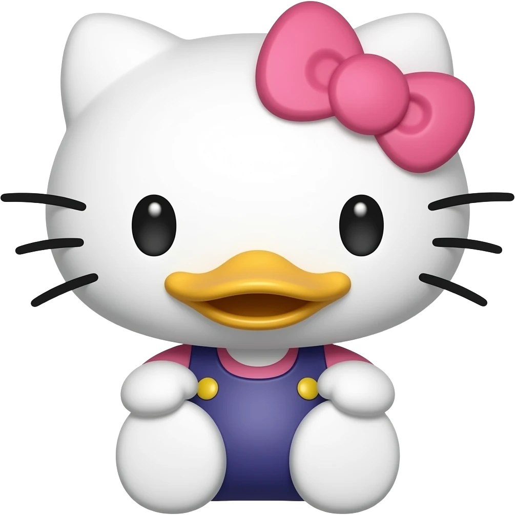 hello kitty as quackity emoji