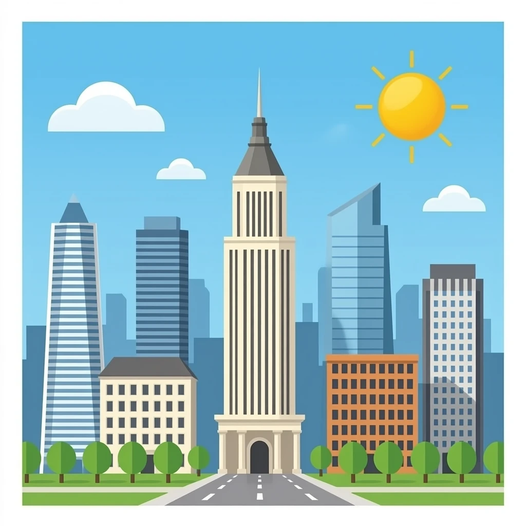 Financial District emoji