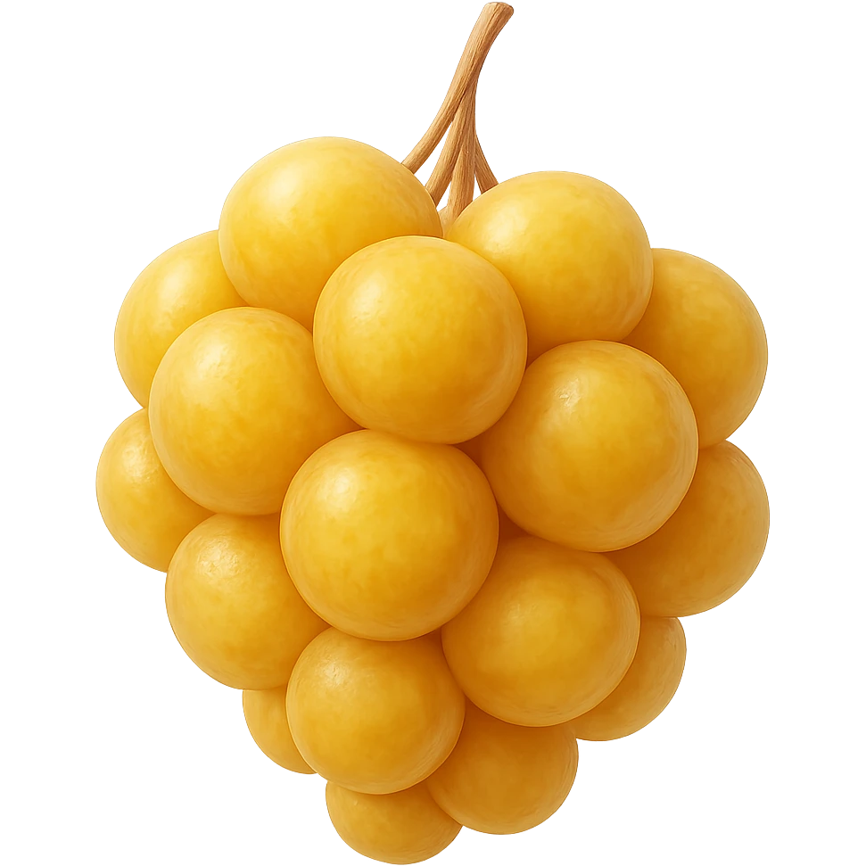 CELLULA DI GRASSO (ADIPOCITA) GIALLA A GRAPPOLO emoji