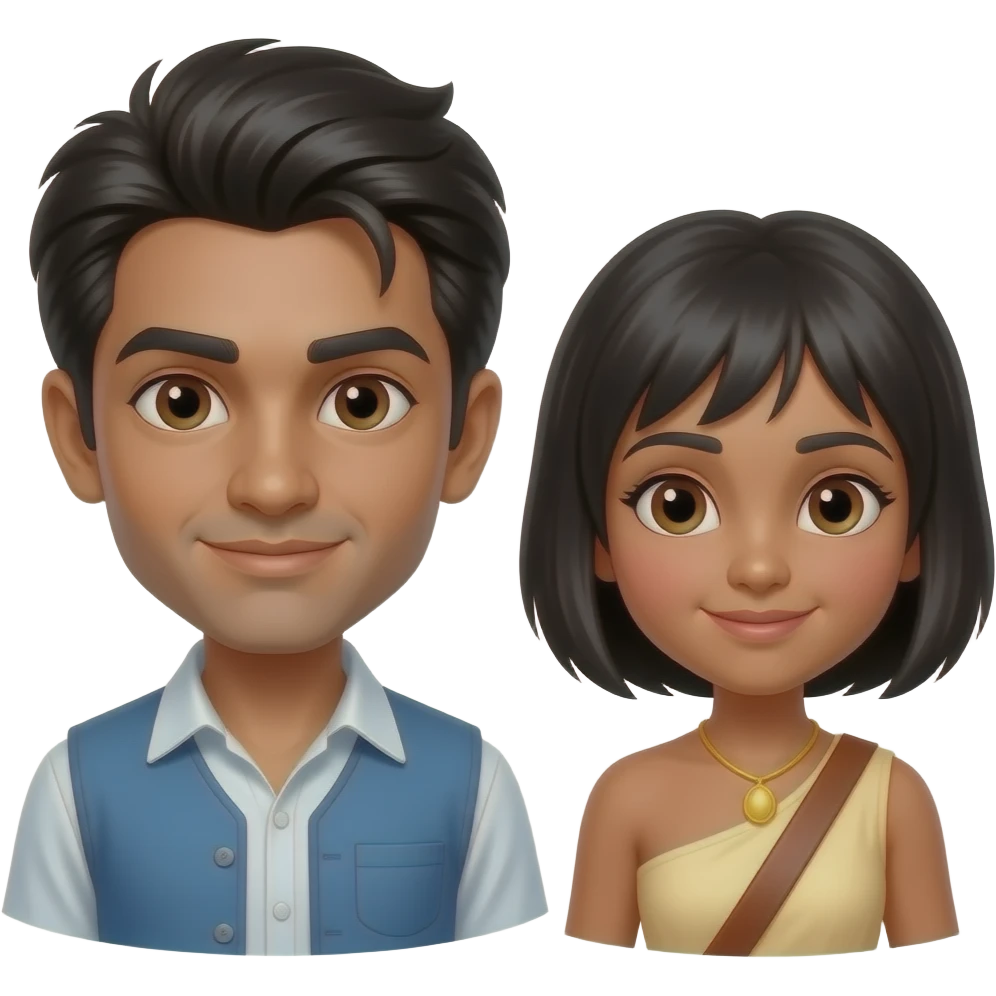 Akshay And mowgli emoji