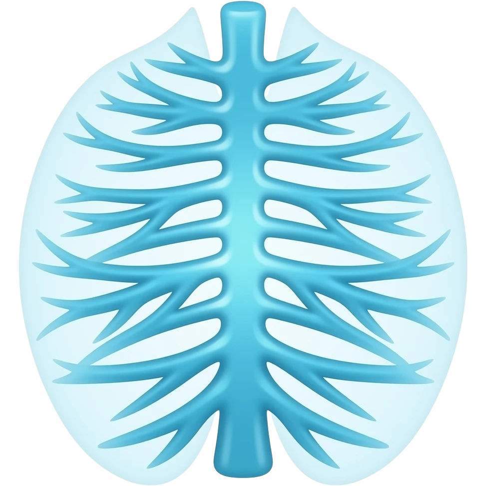 a turquoise blue nerve emoji