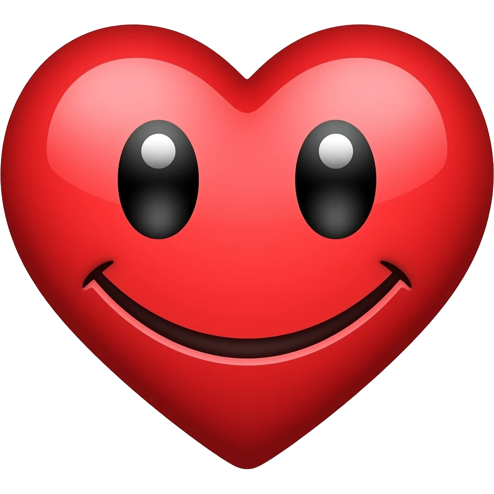 Good morning text written inside a red heart emoji